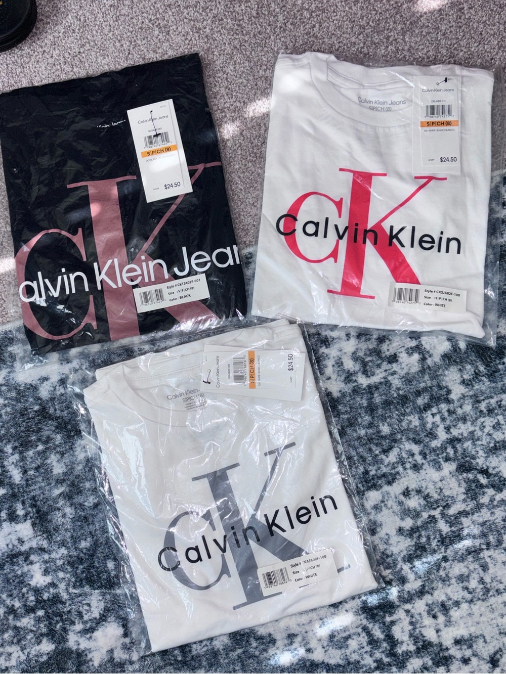 Calvin Klein Kids Short-Sleeve (ALL 3 for $40)